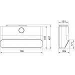 ROBAM 老板 CXW-260-76H1S 80厘米壁掛式抽油煙機 - 無線變頻